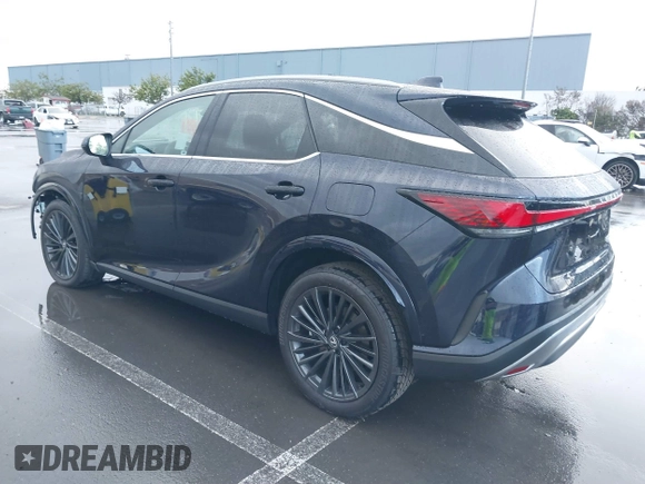 2025 Lexus RX 350 with VIN 2T2BAMCA7SC092410, listed as a IAAI auction lot 41580330 with 1,162 mi miles and . Bid and sale history available at DreamBid. Image 3.
