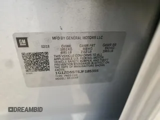 2018 Chevrolet Malibu LT with VIN 1G1ZD5ST6JF185355, listed as a Copart auction lot 52576155 with 81,979 mi miles and Salvage Title. Bid and sale history available at DreamBid. Image 15.