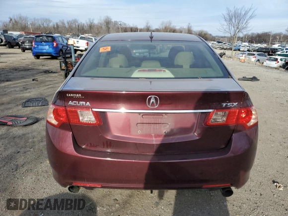 2012 Acura TSX with VIN JH4CU2F45CC006899, listed as a Copart auction lot 45883265 with 154,490 mi miles and Salvage Title. Bid and sale history available at carsss.com. Image 6.