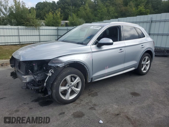 2020 Audi Q5 Premium Plus with VIN WA1BNAFYXL2051344, listed as a Copart auction lot 70340064 with 60,985 mi miles and Salvage Title. Bid and sale history available at carsss.com. Image 1.
