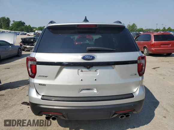 2018 Ford Explorer Sport with VIN 1FM5K8GT0JGA33518, listed as a Copart auction lot 58261255 with 78,074 mi miles and Salvage title. Bid and sale history available at DreamBid. Image 6.