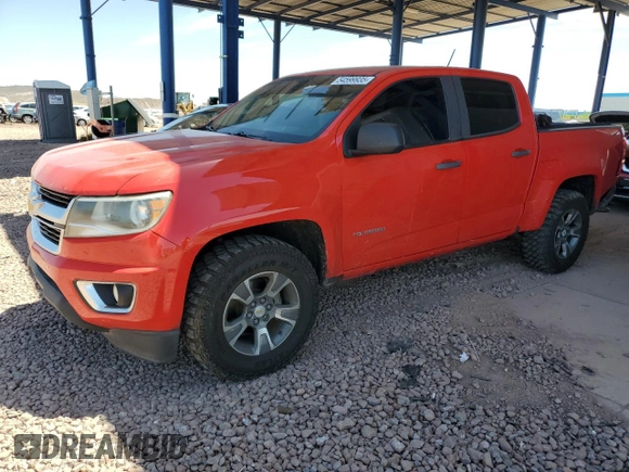 2017 Chevrolet Colorado 2WD WT with VIN 1GCGSBEA8H1217291, listed as a Copart auction lot 54599935 with 167,977 mi miles and Salvage title. Bid and sale history available at DreamBid. Image 1.