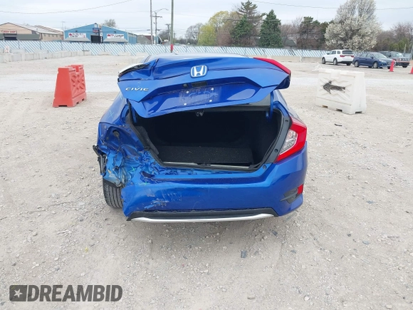 2020 Honda Civic LX with VIN 2HGFC2F69LH550744, listed as a IAAI auction lot 42079594 with 34,724 mi miles and . Bid and sale history available at DreamBid. Image 16.