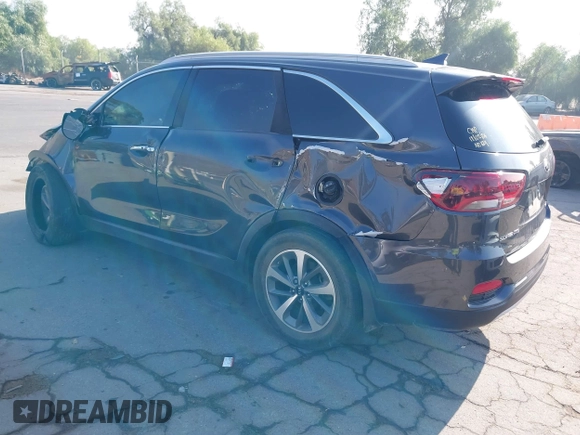 2019 Kia Sorento EX V6 with VIN 5XYPH4A58KG541318, listed as a IAAI auction lot 41021482 with 45,427 mi miles. Bid and sale history available at carsss.com. Image 3.