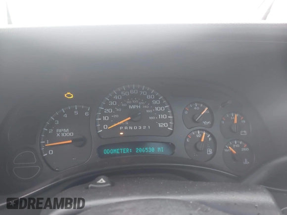 2006 Chevrolet Avalanche Z71 with VIN 3GNEK12Z56G105811, listed as a IAAI auction lot 41945405 with 206,530 mi miles. Bid and sale history available at carsss.com. Image 7.