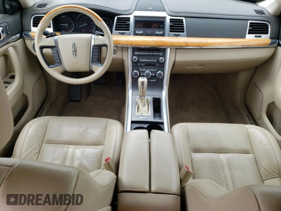 2011 Lincoln MKS with VIN 1LNHL9DR7BG605341, listed as a Copart auction lot 53712495 with 74,732 mi miles and Salvage Title. Bid and sale history available at DreamBid. Image 8.