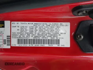 2006 Toyota Tacoma with VIN 5TEUU42N66Z241527, listed as a IAAI auction lot 40448450 with 161,424 mi miles. Bid and sale history available at carsss.com. Image 9.