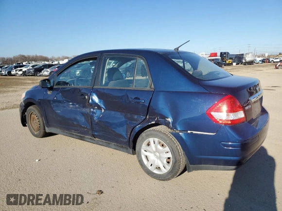 2011 Nissan Versa 1.8 S with VIN 3N1BC1AP1BL424295, listed as a Copart auction lot 89119855 with 0 mi miles and Salvage Title. Bid and sale history available at carsss.com. Image 2.