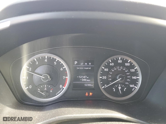2020 Hyundai Santa Fe SE with VIN 5NMS2CAD5LH174270, listed as a Copart auction lot 45418335 with 52,386 mi miles and Salvage Title. Bid and sale history available at carsss.com. Image 9.
