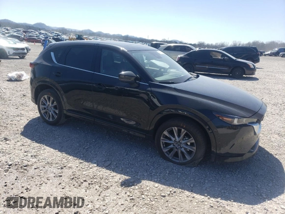 2025 Mazda CX-5 2.5 S Premium Plus Package with VIN JM3KFBEM6S0546892, listed as a Copart auction lot 49217495 with 1,144 mi miles and Salvage Title. Bid and sale history available at carsss.com. Image 4.