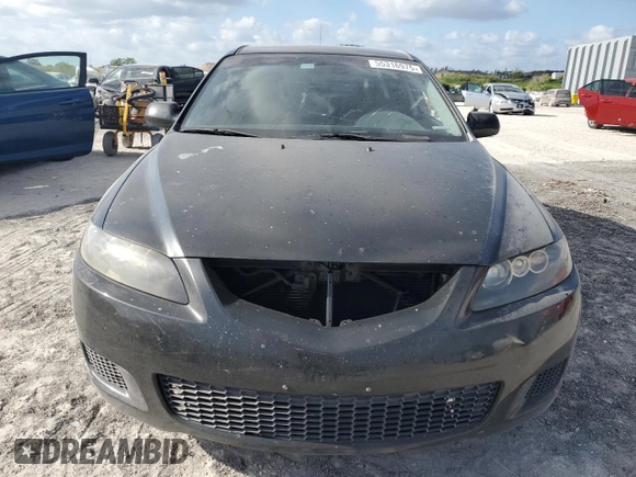 2008 Mazda 6 i Sport VE with VIN 1YVHP80C185M05834, listed as a Copart auction lot 55316975 with 224,431 mi miles and Salvage Title. Bid and sale history available at DreamBid. Image 5.