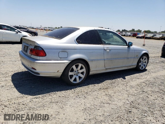 2002 BMW 3 Series 325Ci z VIN WBABN33492PG56069, wystawiony jako Copart lot #57800305 z przebiegiem 189 837 mil mil oraz Czysty tytuł • Clean title. Historia ofert i sprzedaży dostępna na DreamBid. Obrazek 3.