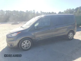 2019 Ford Transit Connect XLT with VIN NM0GS9F22K1390762, listed as a Copart auction lot 77231664 with 45,551 mi miles and Salvage title. Bid and sale history available at DreamBid. Image 1.