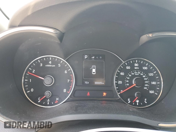 2017 Kia Forte S with VIN 3KPFL4A72HE137626, listed as a Copart auction lot 48404475 with 88,889 mi miles and Salvage Title. Bid and sale history available at DreamBid. Image 9.