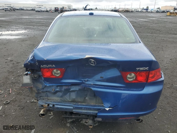 2007 Acura TSX Navi with VIN JH4CL96997C003727, listed as a Copart auction lot 48572945 with 154,080 mi miles and Salvage Title. Bid and sale history available at carsss.com. Image 6.