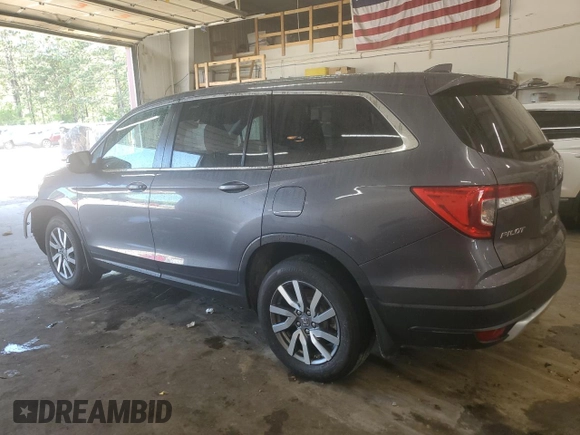 2022 Honda Pilot EX-L with VIN 5FNYF6H53NB098082, listed as a Copart auction lot 57994925 with 44,945 mi miles and Salvage title. Bid and sale history available at DreamBid. Image 2.