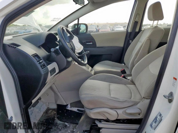 2010 Mazda 5 Sport with VIN JM1CR2W35A0381300, listed as a Copart auction lot 61873705 with Not provided miles and Salvage title. Bid and sale history available at DreamBid. Image 7.