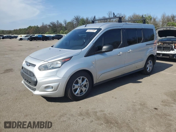 2015 Ford Transit Connect XLT z VIN NM0GE9F77F1196544, wystawiony jako Copart lot #61072155 z przebiegiem 183 489 mil mil oraz Szkoda całkowita • Salvage title. Historia ofert i sprzedaży dostępna na DreamBid. Obrazek 1.