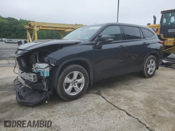 2020 Toyota Highlander L with VIN 5TDCZRBH9LS001983, listed as a Copart auction lot 56965735 with 44,090 mi miles and Salvage title. Bid and sale history available at DreamBid. Image 1.