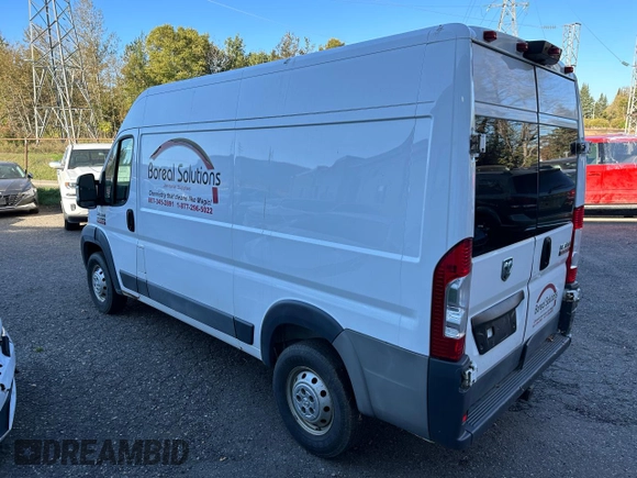 2017 Ram ProMaster Cargo with VIN 3C6TRVCG6HE537734, listed as a Copart auction lot 76005984 with 218,832 mi miles and Salvage Title. Bid and sale history available at carsss.com. Image 3.