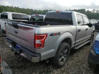 2019 Ford F-150 XL with VIN 1FTEW1E51KFA66376, listed as a Copart auction lot 52975895 with 136,957 mi miles and Salvage Title. Bid and sale history available at carsss.com. Image 3.