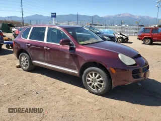 2005 Porsche Cayenne with VIN WP1AA29P85LA21664, listed as a Copart auction lot 73196154 with 0 mi miles and Salvage Title. Bid and sale history available at carsss.com. Image 4.