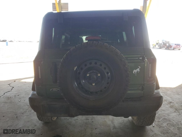 2023 Ford Bronco with VIN 1FMEE5BP6PLB31775, listed as a Copart auction lot 78737954 with 12,827 mi miles and Salvage Title. Bid and sale history available at carsss.com. Image 6.