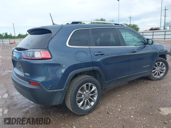 2021 Jeep Cherokee Latitude Lux with VIN 1C4PJLMX2MD107165, listed as a IAAI auction lot 42456893 with 62,625 mi miles and . Bid and sale history available at DreamBid. Image 4.