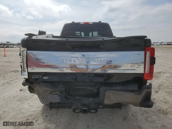 2023 Ford Super Duty F-350 SRW XL with VIN 1FT8W3BT1PED30463, listed as a Copart auction lot 45507715 with NaN miles and Salvage Title. Bid and sale history available at carsss.com. Image 6.