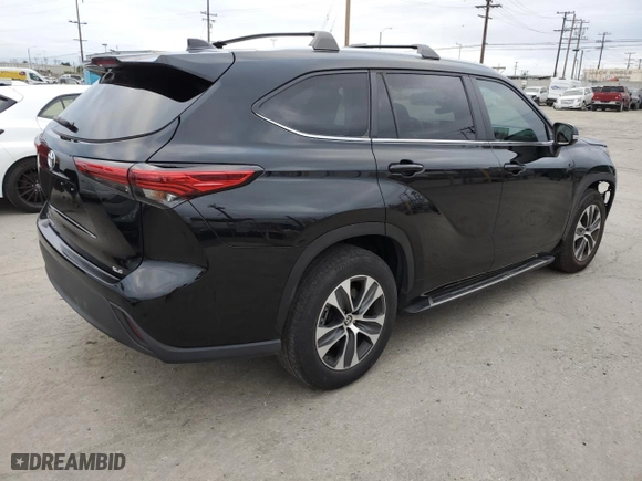 2023 Toyota Highlander L with VIN 5TDKDRAH4PS008342, listed as a Copart auction lot 53873775 with 50,249 mi miles and Clean Title. Bid and sale history available at carsss.com. Image 3.