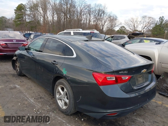 2017 Chevrolet Malibu LS with VIN 1G1ZB5ST2HF159335, listed as a IAAI auction lot 41582069 with 180,906 mi miles and . Bid and sale history available at DreamBid. Image 3.
