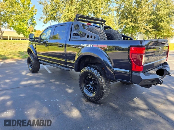 2021 Ford Super Duty F-250 SRW XL with VIN 1FT8W2BT1MED24569, listed as a Copart auction lot 50447075 with 21,016 mi miles and Salvage Title. Bid and sale history available at carsss.com. Image 3.