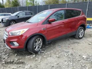 2017 Ford Escape SE with VIN 1FMCU0GD4HUA10282, listed as a Copart auction lot 53872825 with 102,832 mi miles and Salvage Title. Bid and sale history available at DreamBid. Image 1.