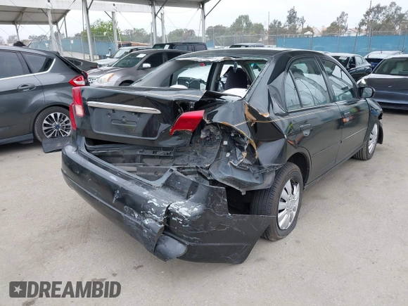 2002 Honda Civic EX with VIN 2HGES26762H504763, listed as a IAAI auction lot 42096630 with 241,798 mi miles and . Bid and sale history available at DreamBid. Image 4.