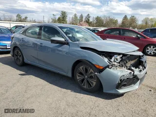 2018 Honda Civic Hatchback EX with VIN SHHFK7H59JU415462, listed as a Copart auction lot 52934085 with 161,801 mi miles and Salvage Title. Bid and sale history available at carsss.com. Image 4.
