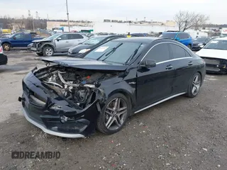 2015 Mercedes-Benz CLA 45 AMG with VIN WDDSJ5CB7FN181583, listed as a IAAI auction lot 41475027 with 127,602 mi miles and . Bid and sale history available at DreamBid. Image 2.