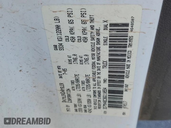 2006 Dodge Ram 3500 SLT with VIN 3D7MX48C36G110554, listed as a Copart auction lot 86737644 with 356,909 mi miles and Salvage Title. Bid and sale history available at carsss.com. Image 14.