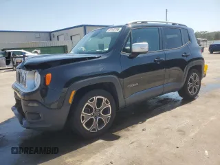 2017 Jeep Renegade Limited with VIN ZACCJADB2HPE38679, listed as a Copart auction lot 57443765 with 190,674 mi miles and Salvage title. Bid and sale history available at DreamBid. Image 1.