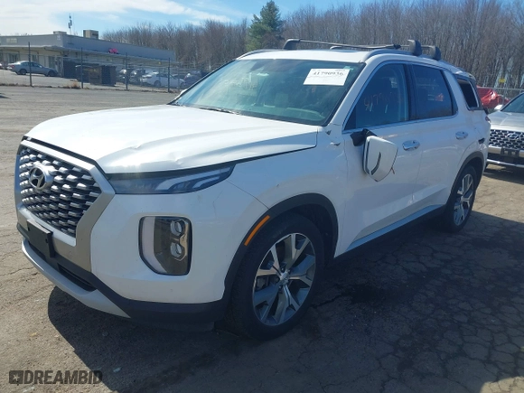 2021 Hyundai Palisade SEL with VIN KM8R4DHE1MU233110, listed as a IAAI auction lot 41790936 with 46,127 mi miles. Bid and sale history available at carsss.com. Image 17.