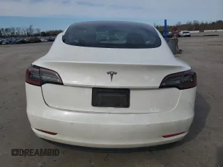 2021 Tesla Model 3 Standard Range Plus with VIN 5YJ3E1EA6MF048261, listed as a Copart auction lot 48680315 with Not Provided miles and Salvage Title. Bid and sale history available at DreamBid. Image 6.