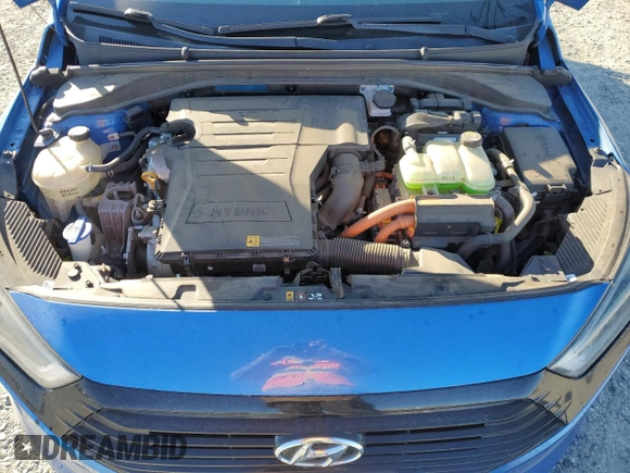 2017 Hyundai Ioniq Limited with VIN KMHC85LC7HU018827, listed as a Copart auction lot 42440655 with 125,104 mi miles and Salvage Title. Bid and sale history available at DreamBid. Image 11.
