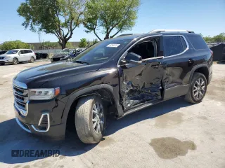 2022 GMC Acadia SLT with VIN 1GKKNML44NZ179554, listed as a Copart auction lot 49543015 with 49,511 mi miles and Salvage Title. Bid and sale history available at carsss.com. Image 1.