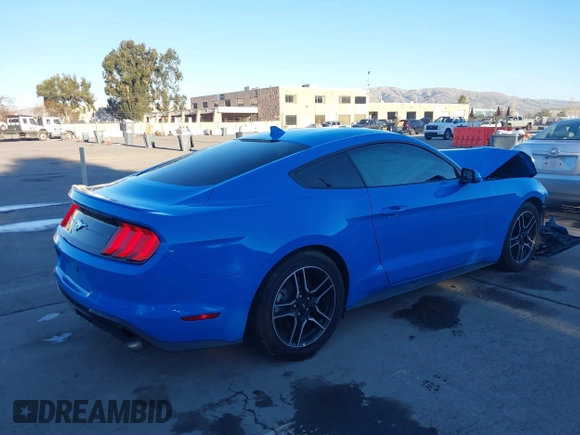 2022 Ford Mustang EcoBoost with VIN 1FA6P8TH4N5106604, listed as a IAAI auction lot 41279530 with 49,110 mi miles. Bid and sale history available at carsss.com. Image 4.
