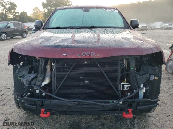 2019 Jeep Grand Cherokee Trailhawk with VIN 1C4RJFLTXKC718606, listed as a Copart auction lot 72661234 with 70,169 mi miles and Salvage Title. Bid and sale history available at carsss.com. Image 5.