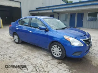 2015 Nissan Versa SV with VIN 3N1CN7AP7FL824210, listed as a Copart auction lot 58323395 with 69,724 mi miles and Salvage title. Bid and sale history available at DreamBid. Image 4.