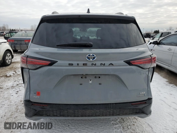 2024 Toyota Sienna LE with VIN 5TDGSKFCXRS127998, listed as a Copart auction lot 47474115 with 29,643 mi miles and Salvage Title. Bid and sale history available at carsss.com. Image 6.
