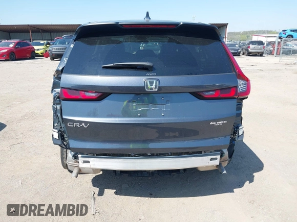 2025 Honda CR-V EX-L with VIN 2HKRS4H73SH401803, listed as a IAAI auction lot 41973265 with 13,588 mi miles and . Bid and sale history available at DreamBid. Image 17.