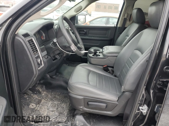 2018 Ram 1500 Express with VIN 1C6RR6FG1JS127115, listed as a Copart auction lot 43017055 with 87,487 mi miles and Salvage title. Bid and sale history available at DreamBid. Image 7.