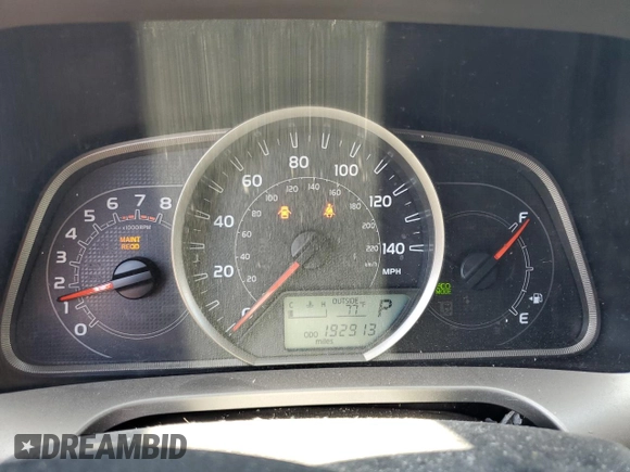 2013 Toyota RAV4 LE with VIN JTMZFREV3DD005867, listed as a Copart auction lot 54905185 with 192,913 mi miles and Salvage Title. Bid and sale history available at DreamBid. Image 9.