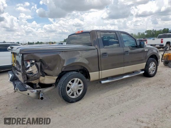 2008 Ford F-150 XL with VIN 1FTRW12W18KF04621, listed as a Copart auction lot 62176355 with 195,577 mi miles and Salvage title. Bid and sale history available at DreamBid. Image 3.
